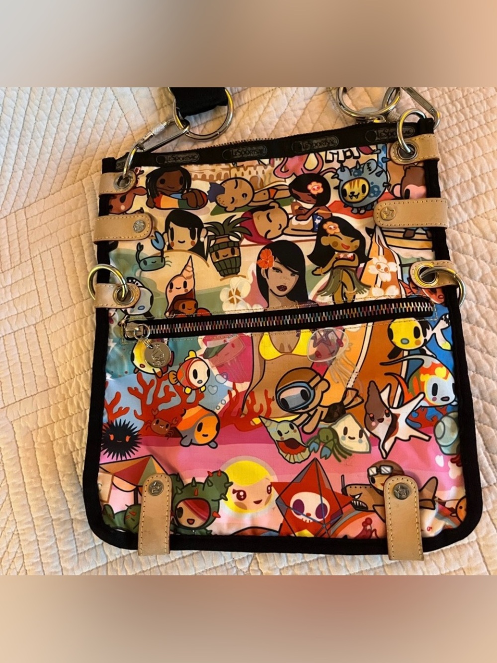 Authentic Tokidoki LeSportsac crossbody bag Y2K era but like new